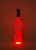 LED Untersetzer Haftend Red