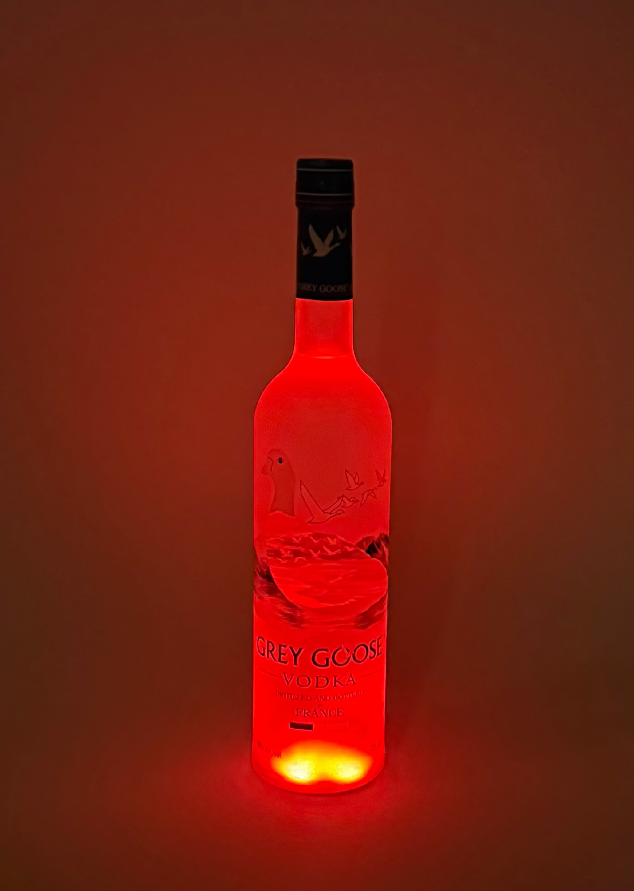 LED Untersetzer Haftend Red