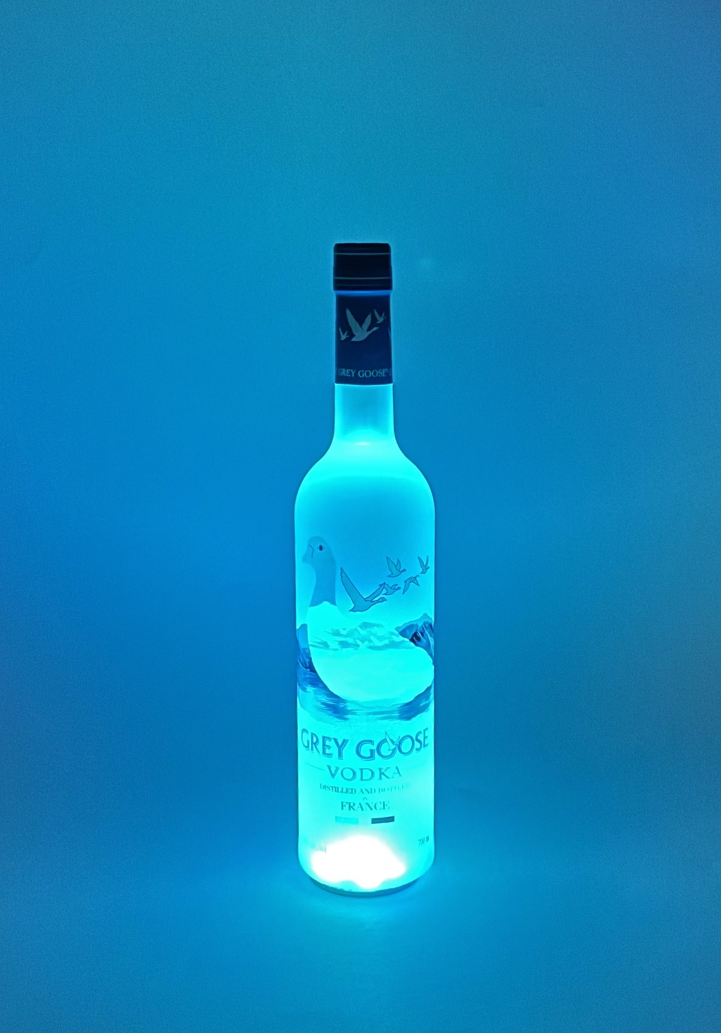 LED Untersetzer Haftend Baby Blue