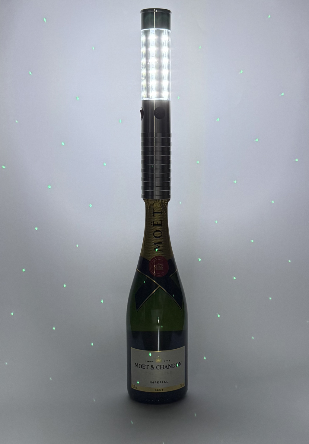 Bouchon de bouteille vertical à laser LED 