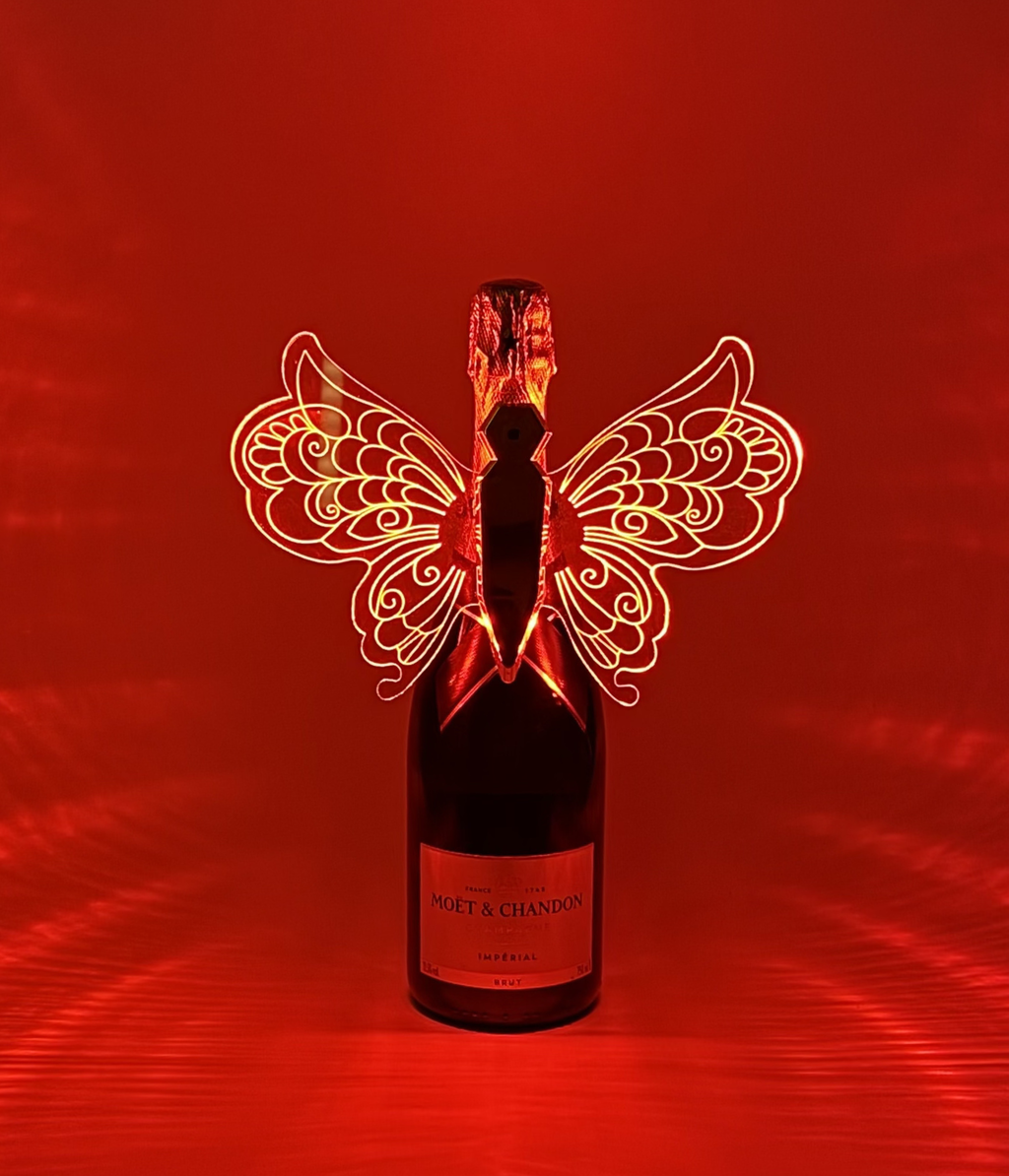 LED Bottle Wings - Farfalla