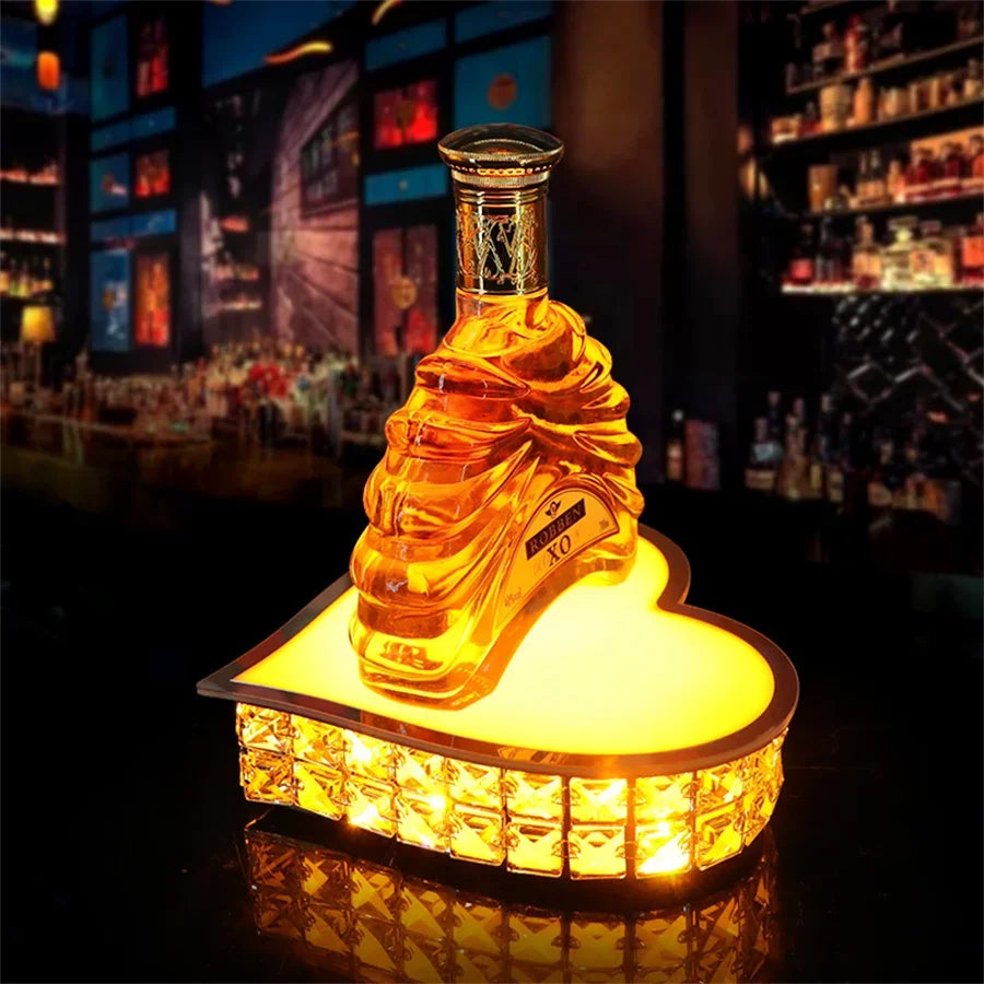 LED Crystal Flaschen Display