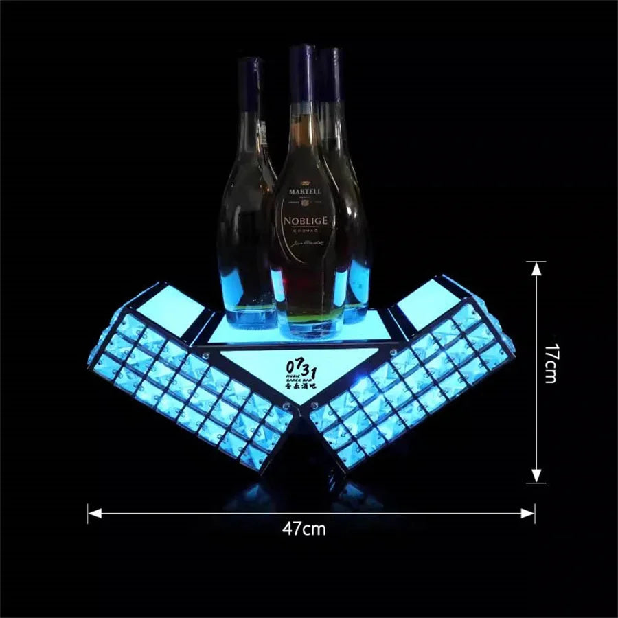 LED Crystal Flaschen Display