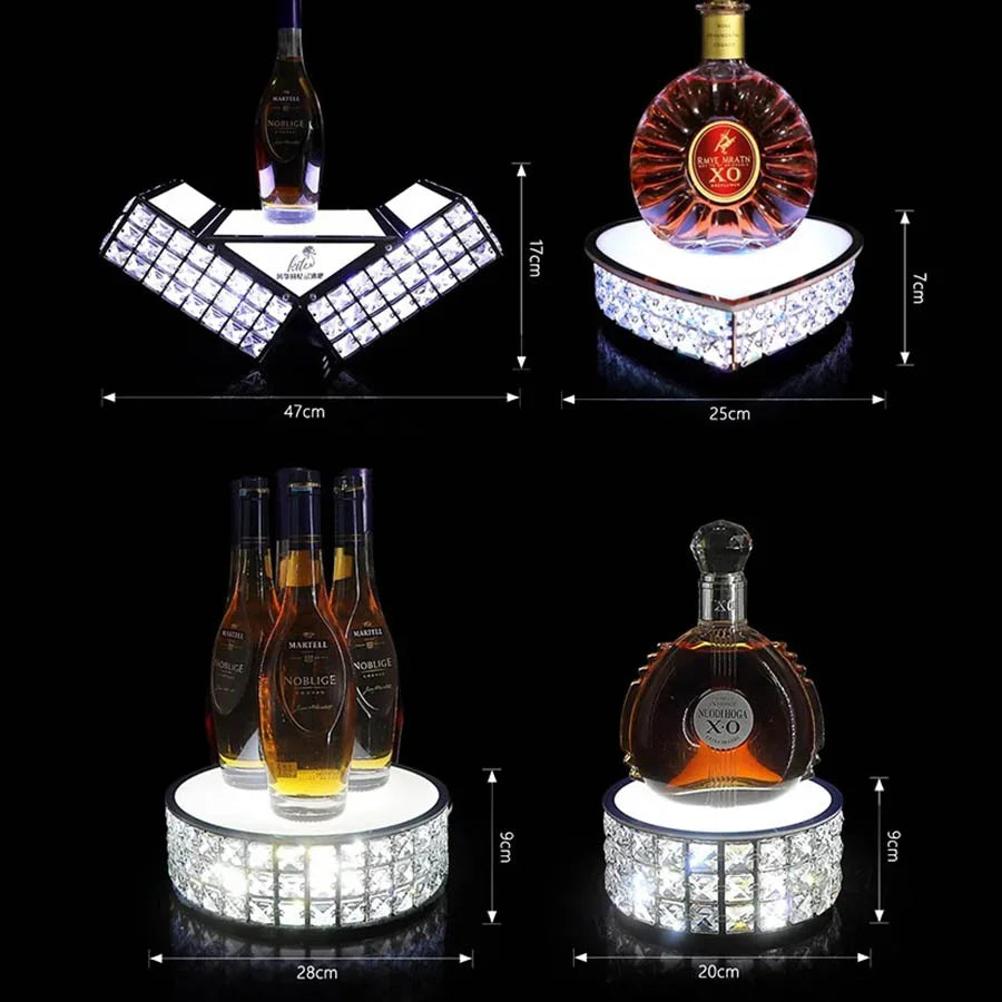 LED Crystal Flaschen Display