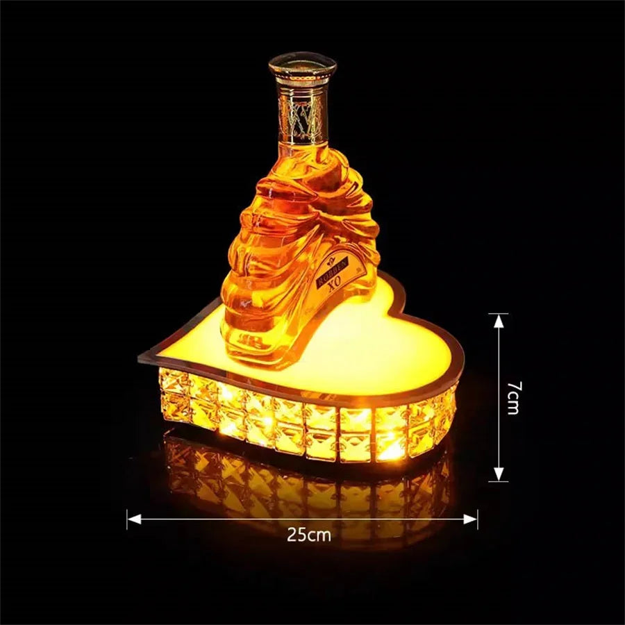 LED Crystal Flaschen Display